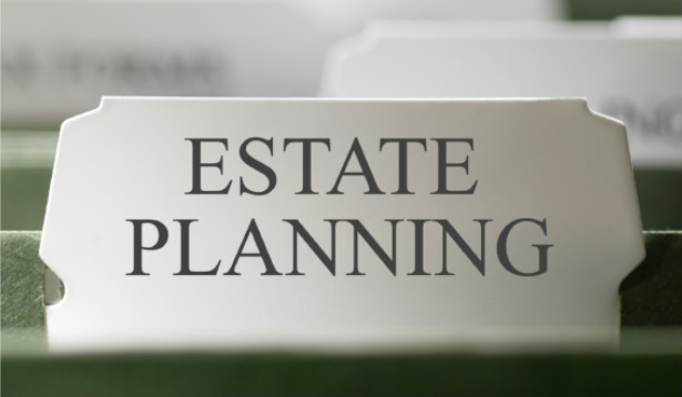 tile that says estate planning